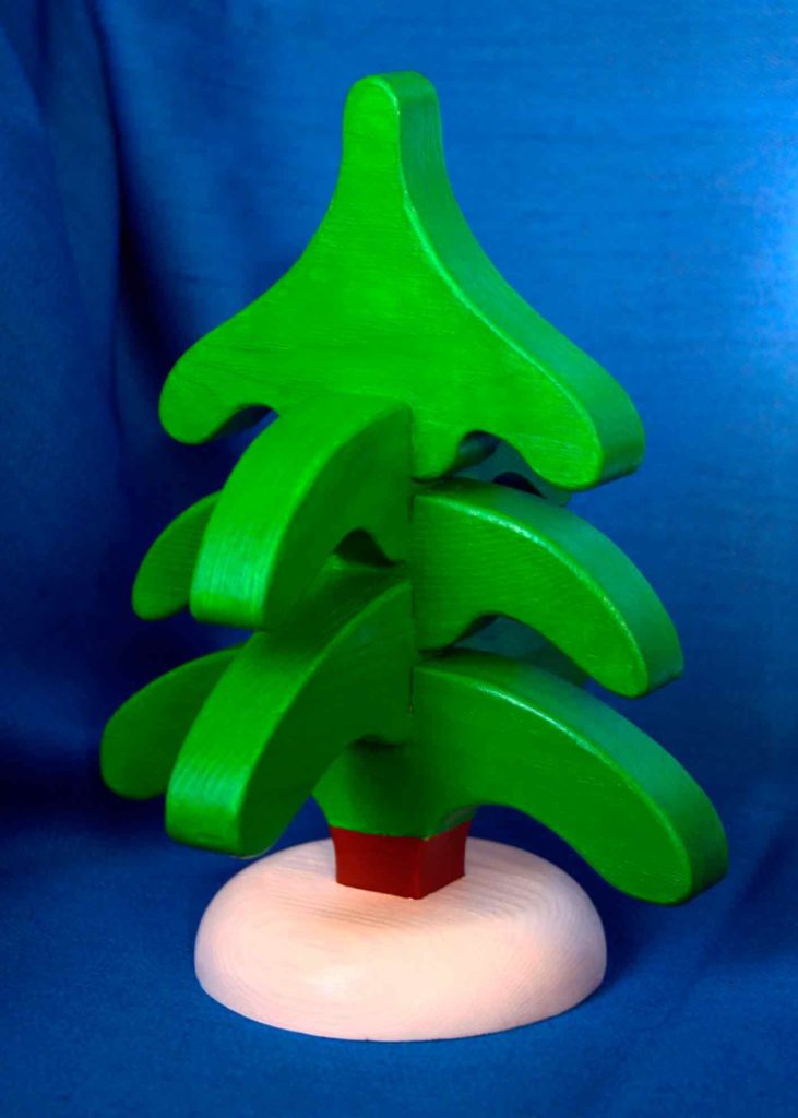 КБ Рукоделки: подарки и изделия из дерева на заказ Деревянная игрушка «Ёлочка»  