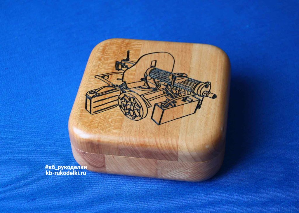 КБ Рукоделки: подарки и изделия из дерева на заказ Деревянная шкатулка «Пулемёт Максим» 