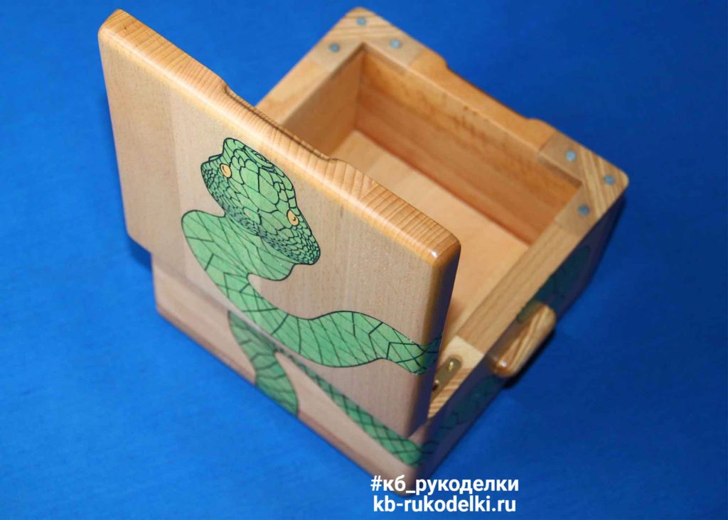 КБ Рукоделки: подарки и изделия из дерева на заказ Деревянная шкатулка «Под охраной» 